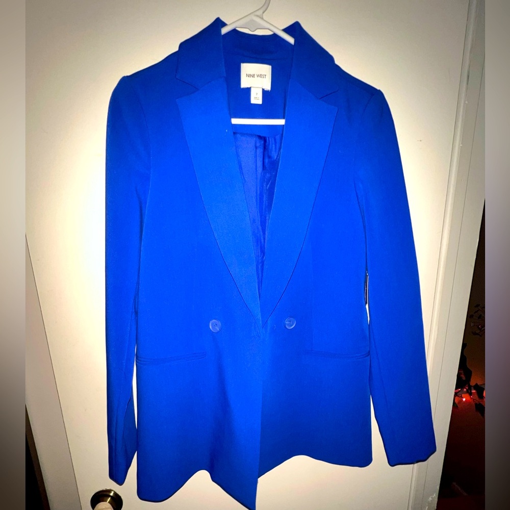 💙 NINE WEST royal blue blazer 💙